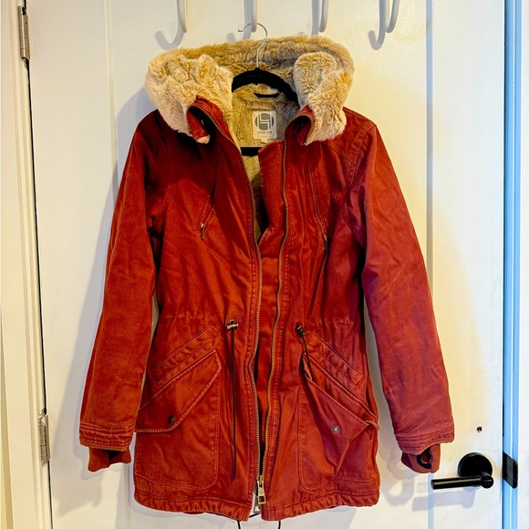 Hood Lamb Hooded Coat - Picture 1 of 2